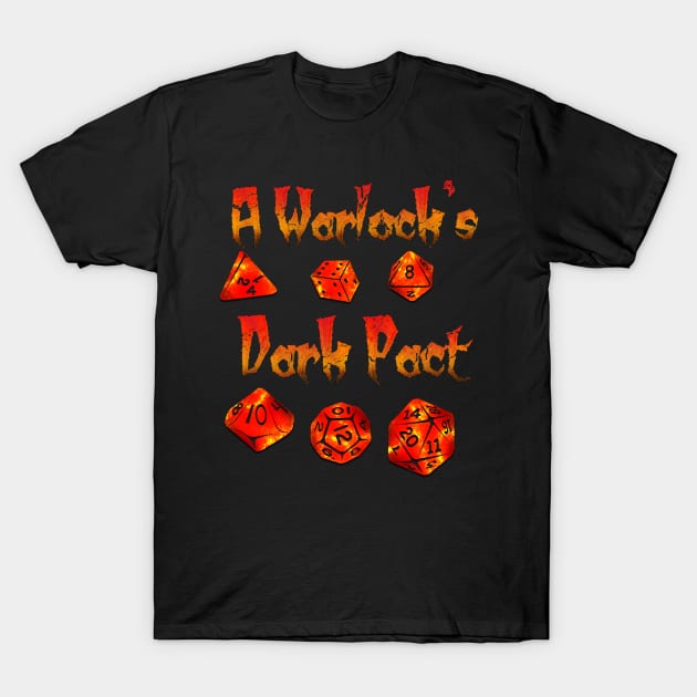 A Warlock's Dark Pact T-Shirt by Edward L. Anderson 